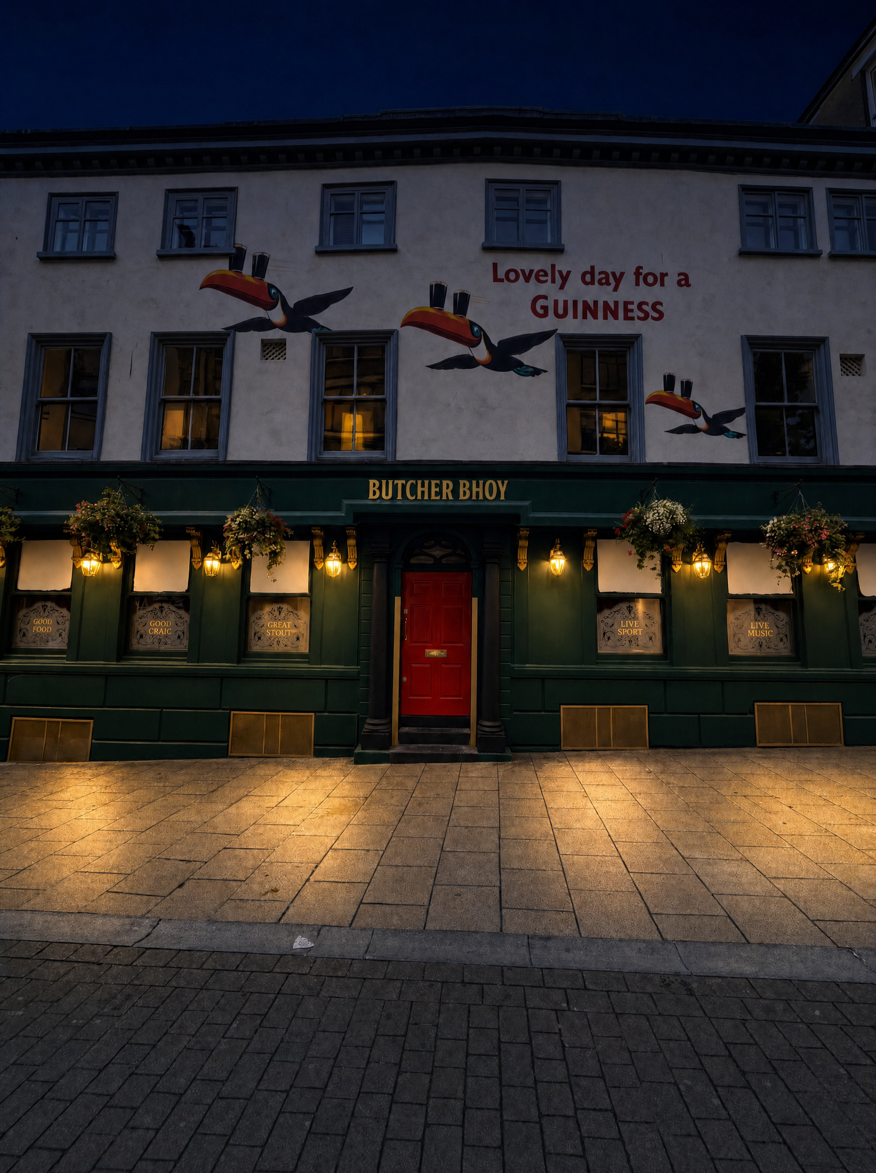 Butcher Bhoy at night